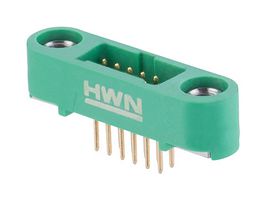 HARWIN G125-MV11205M1P Pin Header, Black / Green, Wire-to-Board, 1.25 mm, 2 Rows, 12 Contacts, Through Hole, Gecko SL G125