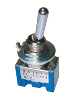 NIDEC COMPONENTS 8A1011-Z 拨动开关, 开-开, SPDT, 不发光, 8A Series, 面板安装, 6 A