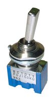 NIDEC COMPONENTS 8C1041-Z 拨动开关, (开)-关-(开), SPDT, 不发光, 8C Series, 面板安装, 6 A