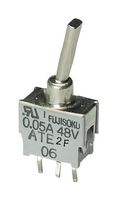 NIDEC COMPONENTS ATE1E-2F3-10-Z 拨动开关, 开-关-开, SPDT, 不发光, ATE Series, 通孔安装, 50 mA