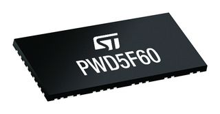 STMICROELECTRONICS PWD5F60TR Motor Driver/Controller, DC Brush, 10V to 20V, 3.5A/1 Output, VFQFPN-46