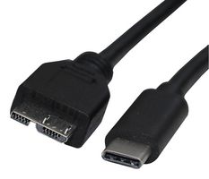 VIDEK 2563-1 USB线缆, C型插头至Micro B型插头, 1 m, 3.28 ft, USB 3.0, 3.1