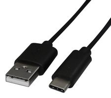 VIDEK 2566-1 USB线缆, A型插头至C型插头, 1 m, 3.28 ft, USB 2.0, 3.1