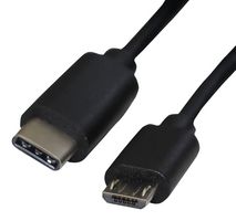 VIDEK 2567-1 USB线缆, C型插头至Micro B型插头, 1 m, 3.28 ft, USB 2.0, 3.1