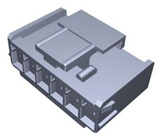 MOLEX 51163-0600 连接器外壳, Mini-Lock 51163, 插座, 6 路, 2.5 mm, 50752压接端子