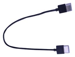 MULTICOMP PRO PS000273 音频/视频电缆组件, 高速4K, HDMI A插头, HDMI A插头, 13.8 ", 350 mm, 黑色