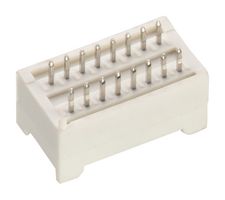WURTH ELEKTRONIK 62401021622 Pin Header, Wire-to-Board, 2 mm, 2 Rows, 10 Contacts, Through Hole, WR-WTB