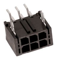 WURTH ELEKTRONIK 662008230822 Pin Header, Retention Clip, Wire-to-Board, 3 mm, 2 Rows, 8 Contacts, Surface Mount Right Angle