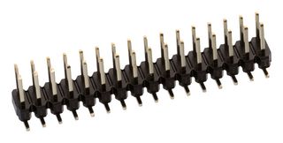 WURTH ELEKTRONIK 61030621121 Pin Header, Board-to-Board, 2.54 mm, 2 Rows, 6 Contacts, Surface Mount, WR-PHD