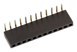 WURTH ELEKTRONIK 613010143121 PCB插座, 底部进入, 板至板, 2.54 mm, 1 排, 10 触点, 通孔安装