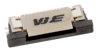 WURTH ELEKTRONIK 68711414022 FFC / FPC Board Connector, 0.5 mm, 14 Contacts, WR-FPC, Surface Mount, Top, 1 Row