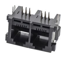 WURTH ELEKTRONIK 615006149421R 模块连接器, 模制插座, 1 x 3, (排路), 6P6C, 通孔安装