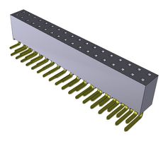 SAMTEC SSW-120-02-T-D-RA PCB Receptacle, Board-to-Board, 2.54 mm, 2 Rows, 40 Contacts, Through Hole Mount Right Angle, SSW