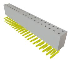 SAMTEC SSW-120-02-T-D-RA PCB插座, 板至板, 2.54 mm, 2 排, 40 触点, 通孔安装直角