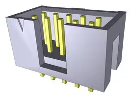 SAMTEC HTSS-105-01-G-D 引脚针座, 板至板, 线至板, 2.54 mm, 2 排, 10 触点, 通孔安装, HTSS Series
