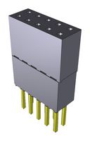 SAMTEC ESQ-105-34-G-D PCB插座, 高架, 板至板, 2.54 mm, 2 排, 10 触点, 通孔安装, ESQ
