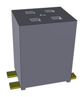 SAMTEC FLE-102-01-G-DV PCB插座, 板至板, 线至板, 1.27 mm, 2 排, 4 触点, 表面安装, FLE