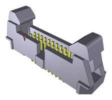 SAMTEC EHF-110-01-F-D Pin Header, Wire-to-Board, 1.27 mm, 2 Rows, 20 Contacts, Through Hole, EHF