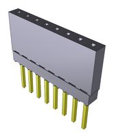 SAMTEC ESQ-108-13-G-S PCB插座, 高架, 板至板, 2.54 mm, 1 排, 8 触点, 通孔安装, ESQ