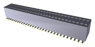 SAMTEC RSM-130-02-L-D PCB Receptacle, Board-to-Board, 1.27 mm, 2 Rows, 60 Contacts, Surface Mount, RSM