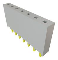 SAMTEC SSW-107-01-G-S PCB插座, 板至板, 2.54 mm, 1 排, 7 触点, 通孔安装