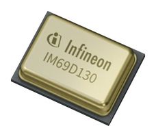 INFINEON IM69D130V01XTSA1 Audio Control, MEMS Microphone, 1.62V to 3.6V, LGA, 5 Pins, -40 °C