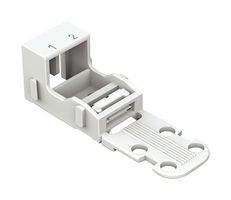 WAGO 221-502 Accessory, Screw Mount, Wago 221 Series 2 - Conductor Terminal Blocks, Mounting Carrier