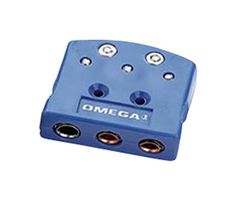 OMEGA OTP-T-F 热电偶连接器,标准,蓝色,3 销,插座,T 型,-29 °C 至 180 °C,ANSI、OTP 系列