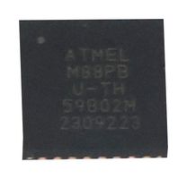 MICROCHIP ATMEGA88PB-MU 8位 MCU微控制单元, AVR ATmega Family ATmega88 Series Microcontrollers, AVR, 20 MHz, 8 KB, 32 引脚, VQFN