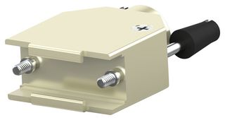 AMP - TE CONNECTIVITY 2198617-9 D Sub Backshell, AMPLIMITE, DE, 180°, ABS (Acrylonitrile Butadiene Styrene) Body