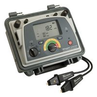 MEGGER DLRO10HD Ohmmeter, 2-Wire, 0ohm to 2.5Kohm, 0.1 µohm, 10 A, 315 mm