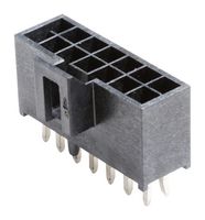 MOLEX 105310-1214 引脚针座, 电源, 2.5 mm, 2 排, 14 触点, 通孔直型, Nano-Fit 105310