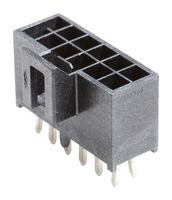 MOLEX 105310-1312 引脚针座, 电源, 2.5 mm, 2 排, 12 触点, 通孔直型, Nano-Fit 105310