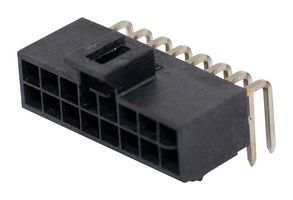 MOLEX 105314-1316 引脚针座, 电源, 2.5 mm, 2 排, 16 触点, 通孔直角, Nano-Fit 105314