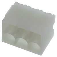 MOLEX 15-31-1066 引脚针座, 线至板, 6.7 mm, 2 排, 6 触点, 通孔直型, Standard .093" 5219 Series