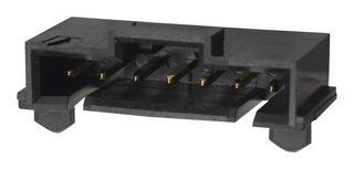 MOLEX 15-91-3054 Pin Header, Wire-to-Board, 2.54 mm, 1 Rows, 5 Contacts, Surface Mount Right Angle, SL 70634