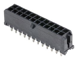MOLEX 43045-2428 Pin Header, Wire-to-Board, 3 mm, 2 Rows, 24 Contacts, Through Hole Straight