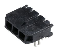 MOLEX 43650-0303 Pin Header, Wire-to-Board, 3 mm, 1 Rows, 3 Contacts, Through Hole Right Angle