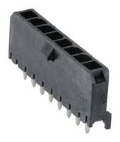 MOLEX 43650-0827 引脚针座, 线至板, 3 mm, 1 排, 8 触点, 通孔直型, Micro-Fit 3.0 43650 Series