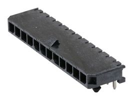 MOLEX 43650-1200 Pin Header, Wire-to-Board, 3 mm, 1 Rows, 12 Contacts, Through Hole Right Angle