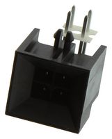MOLEX 44428-0402 Pin Header, Board-to-Board, Wire-to-Board, 3 mm, 2 Rows, 4 Contacts, Through Hole Right Angle