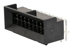MOLEX 44428-1602 Pin Header, Board-to-Board, Wire-to-Board, 3 mm, 2 Rows, 16 Contacts, Through Hole Right Angle
