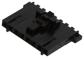 MOLEX 50-57-9708 Connector Housing, Black, SL 70066 Series, Receptacle, 8 Ways, 2.54 mm