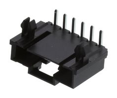 MOLEX 70551-0005 Pin Header, Wire-to-Board, 2.54 mm, 1 Rows, 6 Contacts, Through Hole Right Angle, SL 70551 Series