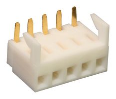 MOLEX 22-16-2040 PCB插座, 板至板, 2.54 mm, 1 排, 4 触点, 母插座, 通孔安装