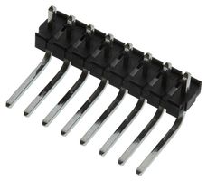 MOLEX 26-48-1082 Pin Header, Board-to-Board, Wire-to-Board, 3.96 mm, 1 Rows, 8 Contacts, Through Hole Right Angle