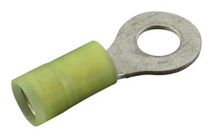 MOLEX 19073-0173 Ring Tongue Terminal, M5, #10, 10 AWG, 6 mm², Avikrimp 19073 Series, Yellow