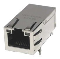 MOLEX 85793-1001 Modular Connector, RJ45 Jack, 1 x 1 (Port), 8P8C, Cat5, Cat5e, Panel Mount, Through Hole Mount
