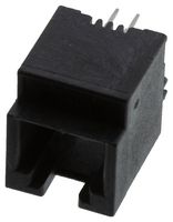MOLEX 95503-2641 Modular Connector, Modular Jack, 1 x 1 (Port), 6P4C, Cat3, Through Hole Mount
