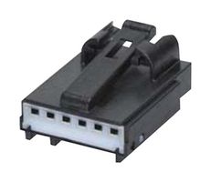 MOLEX 31073-1010 连接器外壳, 黑色，白色, H-DAC 64 31073 Series, 插座, 6 路, 2.54 mm, AMP 2-1419158-5 和 1-1419158-6 公压接端子